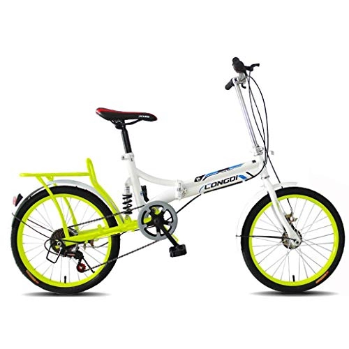 Folding Bike : HYCy Children's Bicycle Variable Speed Bicycle Folding Bicycle 16 Inch Ultra Light Portable Small Folding Bicycle