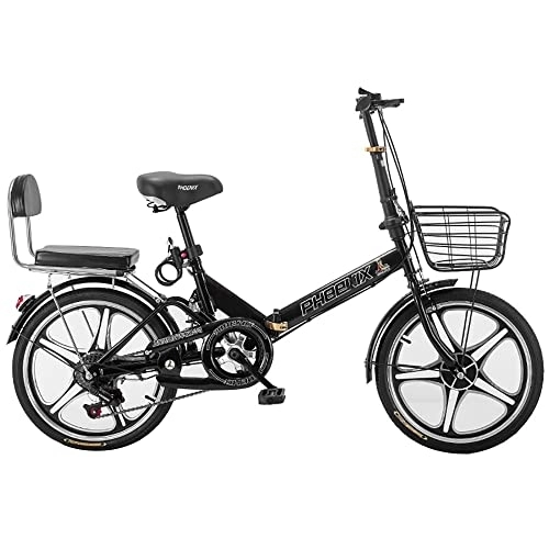Folding Bike : ITOSUI 16 / 20 / 22 Inch Foldable Bike, Comfortable Mobile Portable Compact Lightweight Folding City Bicycle, Suspension Folding Bike for Men Women - Students and Urban Commuters