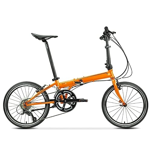 Folding Bike : ITOSUI Foldable Bike, 20 Inch Comfortable Mobile Portable Compact Lightweight 18 Speed Finish Great Suspension Folding Bike for Men Women Students and Urban Commuters