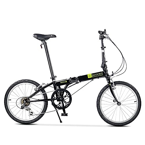 Folding Bike : ITOSUI Foldable Bike, 20 Inch Comfortable Mobile Portable Compact Lightweight 6 Speed Finish Great Suspension Folding Bike for Men Women, Students and Urban Commuters