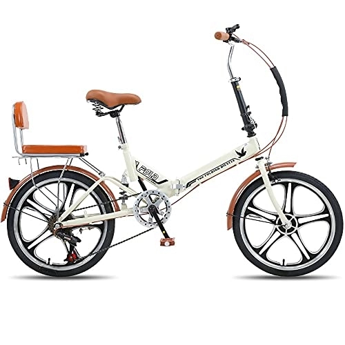 Folding Bike : ITOSUI Foldable Bike, 20 Inch Comfortable Mobile Portable Compact Lightweight Finish Great Suspension Folding Bike for Men Women Students and Urban Commuters