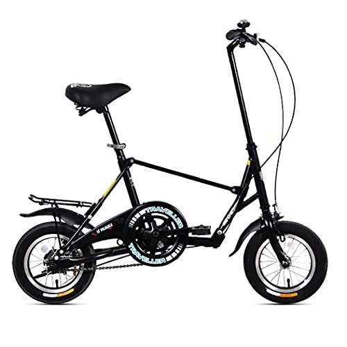 Folding Bike : JINDAO foldable bicycle Mini 12-inch folding bicycle Small folding bicycle can be put in the trunk Five colors are optional. The load is 90kg. Suitable for students, office workers, urban environments