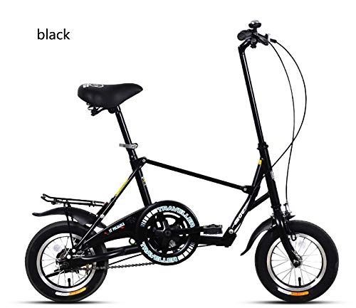Folding Bike : JKC Mini 12-inch Light Fold Bicycle Students Adult Men's And Women's Going To Work Bicycle Small Carbon Bike Folding Bicycle