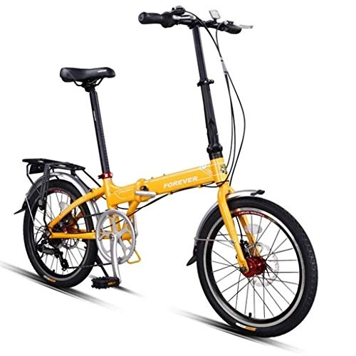 Folding Bike : Jue Folding Bikes Folding Bicycle Male And Female Students Variable Speed Bicycle Ultra Light Portable Folding Bicycle 20 Inch Aluminum Alloy Shifting (Color : Gray, Size : 20inches)