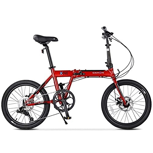 Folding Bike : JUUY Sport 20 Inch Ultra Light Variable Speed Folding Bicycle 9 Speed Student Adult Men and Women Bicycle Cycling Kids' Bikes.