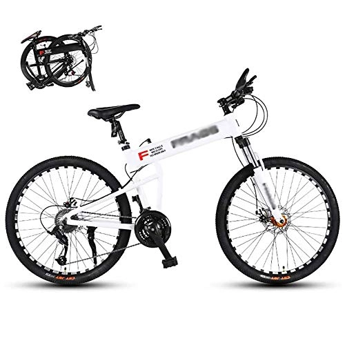 Folding Bike : JXINGY Mountain Bicycle 26 Inch Gears Dual Disc Brakes Aviation Aluminum Alloy Material Folding Outroad Bicycles Unisex Adult Student