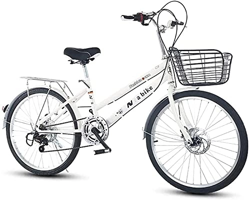 Folding Bike : JYTFZD WENHAO Foldable Bicycle, Lightweight Commuter City Bike 7 Speed Easy to Install for Adult Unisex, Multiple Colors (Color:A, Size:22IN) (Color : B)