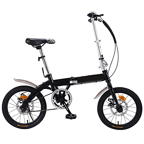 Folding Bike : KANULAN Mountain Bike Folding Bike Wheel Dual Suspension 7-speed Height-adjustable Seat Suitable For Mountains And Roads And Save Space Better T