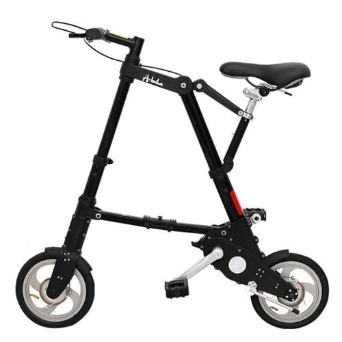 Folding Bike : Kcolic 8 Inch Mini Foldable Bicycle Portable Folding Bike with Basket Ultralight Adult Students Folding Bike for Sports Outdoor Cycling Travel Commuting C, 8inch