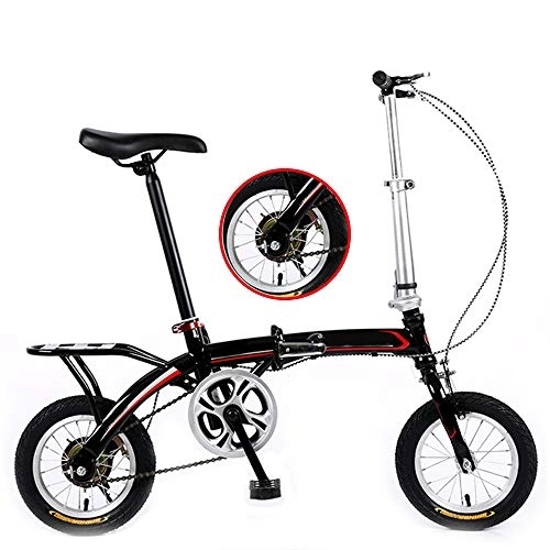 Folding Bike : KJHGMNB Folding Bicycle, Mini-Folding Ultra-Light Portable Single-Speed Small Bicycle, Ten-Second Quick Release Only Requires Three Steps To Quickly Fold, Rigidity And Is Not Easy To Deform