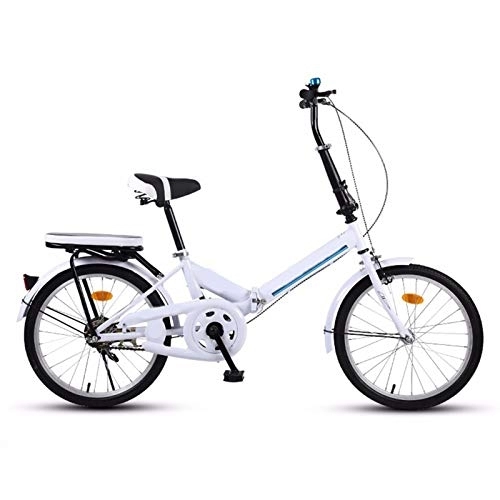 Folding Bike : KJHGMNB Folding Bicycle, No Need To Install, Ultra-Light Portable Bicycle Variable Speed Mini Wheel for Adults, 3-Step Folding, Compact And Light, The Choice of Young People