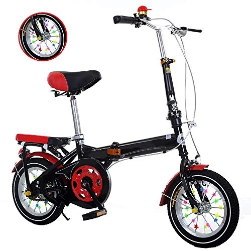 Folding Bike : KJHGMNB Folding Bicycles, Children's Folding Bicycles with Variable Speed, Realize Quick And Easy Folding, Easier To Use Than Ordinary Folding Buckles, Save Time And Effort for Riding