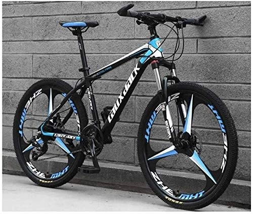 Folding Bike : LBWT Unisex Mountain Bike, 26 Inch Folding Bicycle, ​​High-Carbon Steel, Double Disc Brake, Gifts (Color : C, Size : 27 speed)