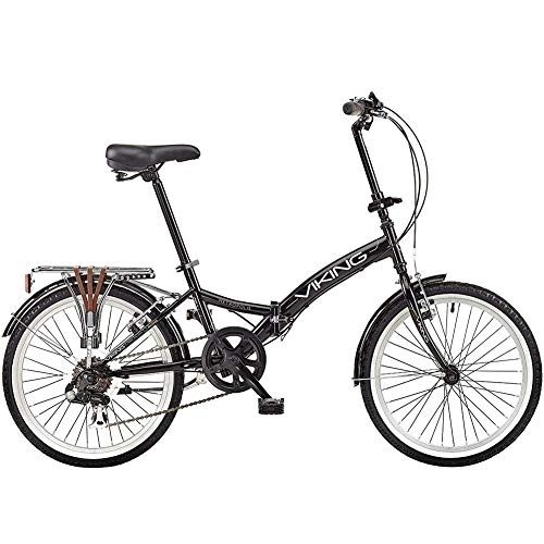 Folding Bike : LHSUNTA 20 Inch 6 Speed Folding Bike, Lightweight City Bicycle, Foldable Bicycle, Full Suspension Unisex Black 20 Inch