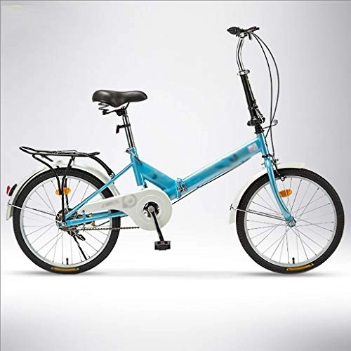 Folding Bike : Liudan Bicycle Ultra-light Adult Portable Folding Bicycle Small Speed Bicycle foldable bicycle (Color : D)