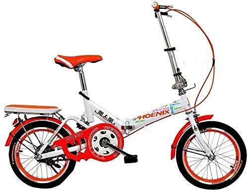 Folding Bike : LIXBB YANGHAO- Folding Bicycle 20 inch 7 Speed Adult Mountain Off-Road Vehicle Male and Female Students Comter Car Road Bike, Red OUZDZXC-9 (Color : Red)