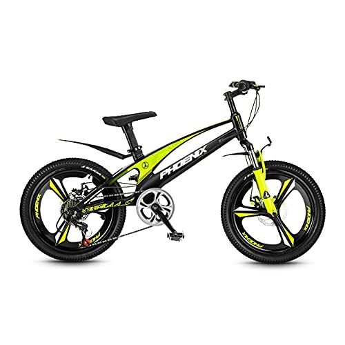 Folding Bike : LLF Mountain Bike, 7 Speed Folding Bike Non-Slip Bike for Adults Sport Wheels Disc Brake MTB Bicycle Track Bike Road Bikes(Size:18inch, Color:Green)