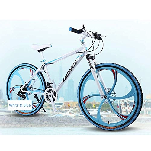 Folding Bike : Llpeng 26-Inch Dual Disc Brake Shock Mountain Bike, One-Wheel Shift Bicycle, Folding Bike for Men And Women, 2, 24Speed