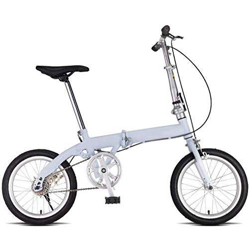 Folding Bike : LPsweet Folding Bicycle, Lightweight And Aluminum Folding Bike with Pedals Variable Speed Small Portable Ultra Light for Adult Student Children, Blue, 20inches
