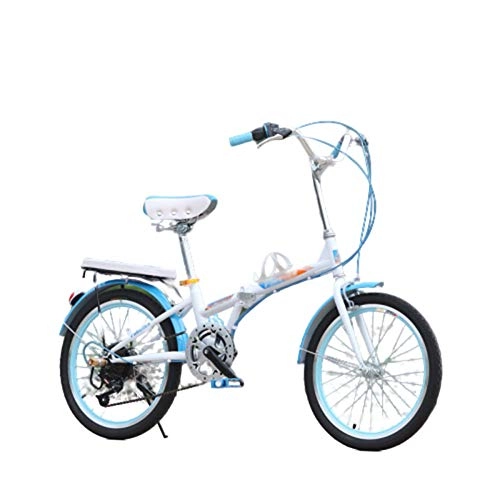 Folding Bike : LXYStands 20" Lightweight Road Bike, Folding Male And Women Bike, Adult Folding City Bicycle Bike, for Student Commuting