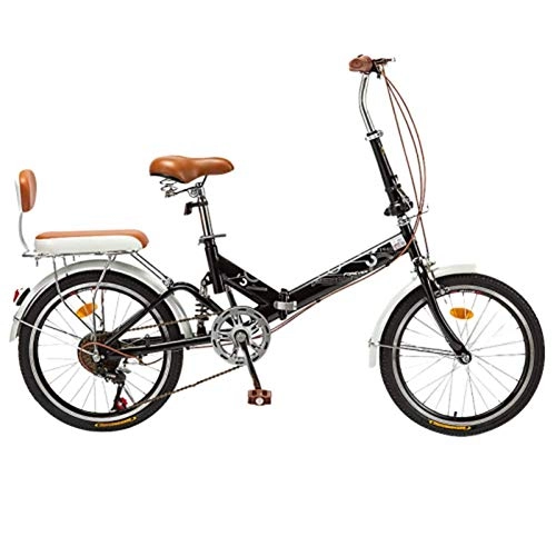 Folding Bike : LXYStands Folding Bikes for Adult Lightweight, 20 Inch Mini Portable Student Folding Bike for Men Women Folding Speed Bicycle, Damping Bicycle