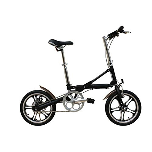 Folding Bike : LYXQQ 14 Inch Lightweight Folding Bike, Compact Foldable Bike Unisex Folding Bike Adult Mini Speed Folding Bicycle (Fold Size : 95 * 70CM), B