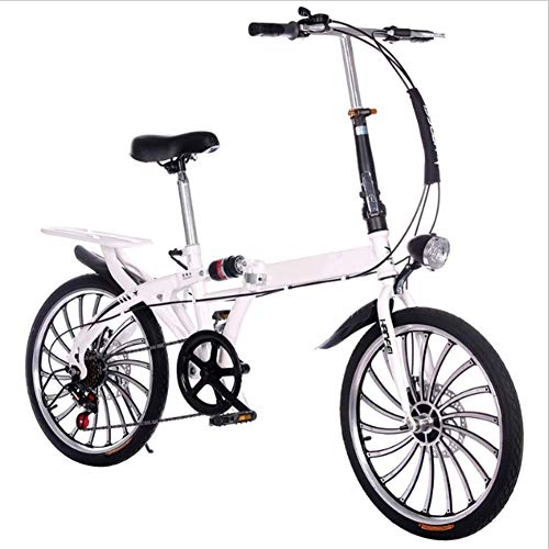 Folding Bike : LYXQQ City Bike, Folding Bike Compact Foldable Bike Unisex Folding Bike Mini Folding Bike Small Wheel Diameter Folding Bicycle, 20 Inch Wheels