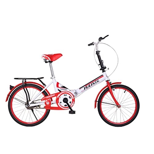 Folding Bike : LZZB Folding Bike for Adults, Premium Mountain Bike - Alloy Frame Bicycle for Boys, Girls, Men and Women - 20 inch, D