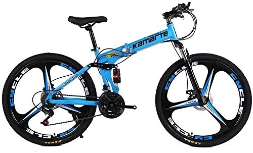 Folding Bike : Men's And Women's Road Bicycles High Road Bicycle Double Disc Carbon Steel Frame Wheeled Brake Bicycles Road Bicycle Racing 21 / 24 / 27-speed 24 / 26-inch Bicycles 0724
