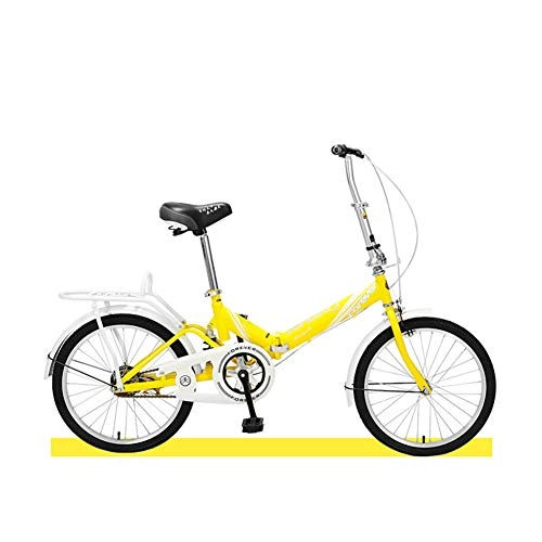 Folding Bike : N / A aluminum folding bike, portable, 16-inch wheels, non-slip and wear-resistant tires, suitable for outdoor camping and cycling
