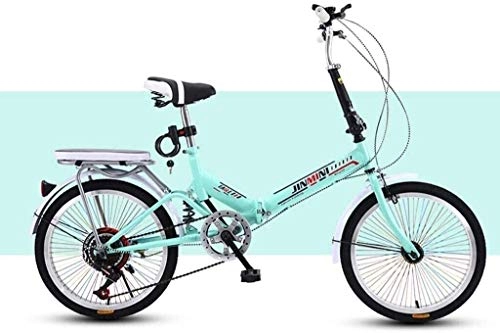 Folding Bike : PARTAS Travel Convenience Commute - Folding Bike Bicycle for Adult Shock-absorb Bicycle Adult Student Single Speed Bicyclee, Suitable for Advanced Riders and Beginners