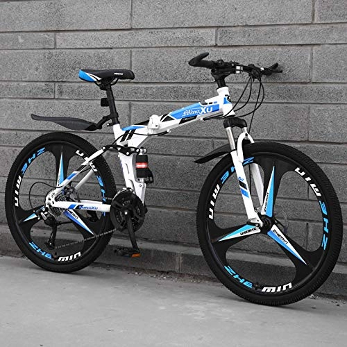 Folding Bike : PengYuCheng Folding mountain bike 24 speed sports car adult off-road vehicle road racing male and female students youth bicycle q11