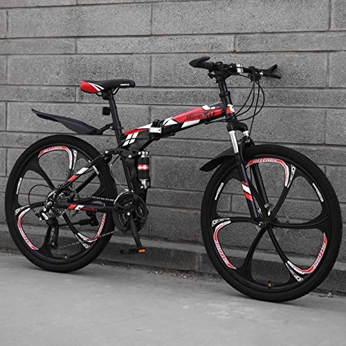Folding Bike : PengYuCheng Folding mountain bike 24 speed sports car adult off-road vehicle road racing male and female students youth bicycle q14