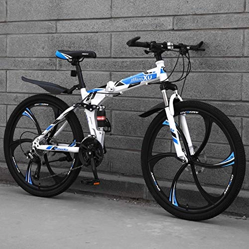 Folding Bike : PengYuCheng Folding mountain bike 24 speed sports car adult off-road vehicle road racing male and female students youth bicycle q15