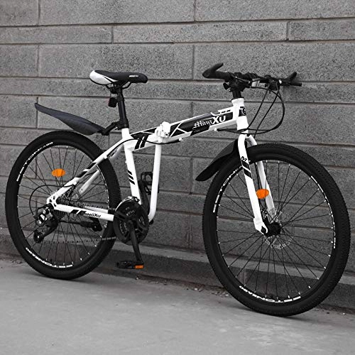 Folding Bike : PengYuCheng Folding mountain bike 24 speed sports car adult off-road vehicle road racing male and female students youth bicycle q17