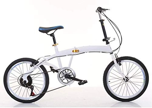 Folding Bike : Pkfinrd 20-Inch Folding Speed Bicycle Folding Bicycle Student Car Speeding Car Adult Bicycle