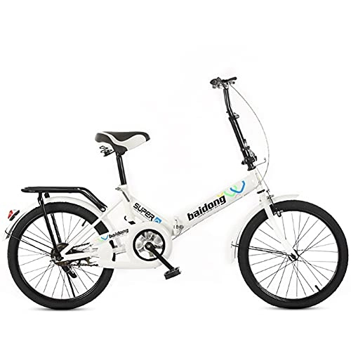 Folding Bike : ROYWY Folding Bike for Adults, 20-Inch Mountain Bike High Carbon Steel Aluminium Alloy Outdoor Bicycle For Daily Use Trip Long Journey