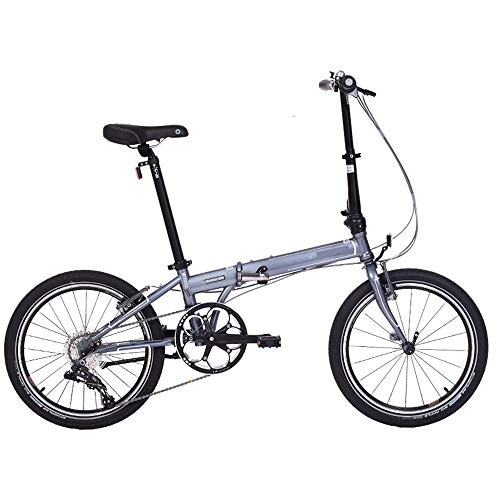 Folding Bike : S.N S Folding Bicycle Mountain Bike Speed Adult Student Bicycle 20 Inch 8 Speed