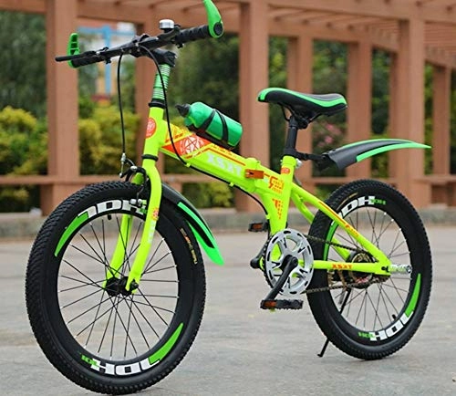 Folding Bike : SDZXC Children's Foldable Bikes, Student Folding Bicycles Boy Light Portable Mountain Bike Foldable Bikes