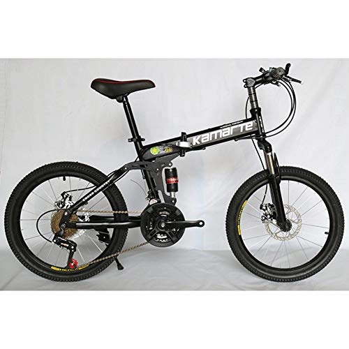 Folding Bike : SDZXC Student Folding Bicycles, Children's Foldable Bikes Double Shock Absorber Mountain 21 Speed Men And Women Adults Folding Bicycles Foldable Bikes