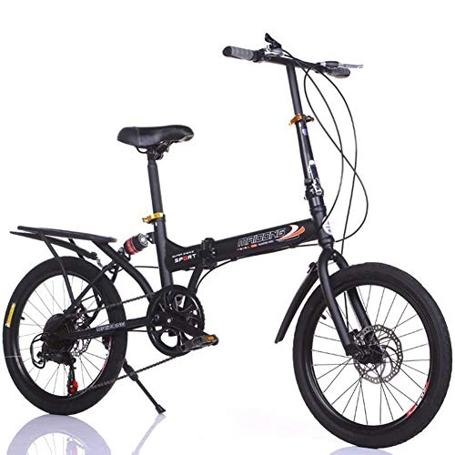Folding Bike : SDZXC Student Folding Bicycles, Children's Foldable Bikes Variable 6 Speed Shimano Male And Female Mountain Gift Adults Folding Bicycles Foldable Bicycle