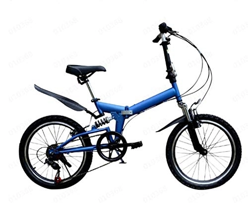 Folding Bike : SEESEE.U Foldable Kids Bike 20 Inches, Lightweight Mini Folding Bike Small Portable Bicycle for Adult Student