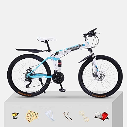 Folding Bike : STRTG Folding Outroad Bicycles, Streamline Frame, Folding Bike, Folding Mountain Bike, for 21 * 24 * 27 * 30Speed 20 * 24 * 26 in Outdoor Bicycle