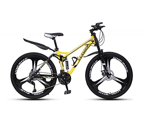 Folding Bike : Tbagem-Yjr 24 Inch 3 Cutter Wheel All-in-one Folding Mountain Bike, Shock Absorption Mountain Cross-country Bike Front Suspension Mountain Bicycle Color:A-C (Color : B, Size : 30speed)