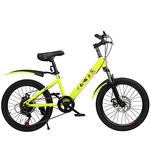 Folding Bike : TBAN 21-Speed, Variable-Speed Mountain Bike, 20-Inch, 22-Inch, Student Bicycle, Children's Bicycle, Double Disc Brake, A, 20