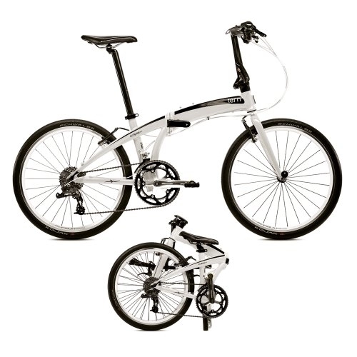 Folding Bike : tern Eclipse P18 7 speed folding bike white 2015