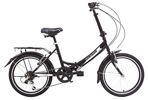 Folding Bike : Tiger Foldaway 6-Speed Folding Bike Black