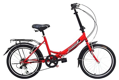 Folding Bike : Tiger Foldaway Folding Bike Red