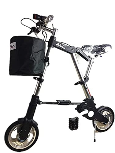 Folding Bike : TONATO 10" A-Bike Cool Folding Bike for Men And Women Ultra Light Mini Portable Bike, C