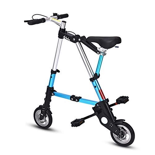 Folding Bike : TRF Folding Bike, Folding Road Bike for Adults - Lightweight Single Speed Height Adjustable Seat - Suitable for City Urban Travelling Commuting and Go Out
